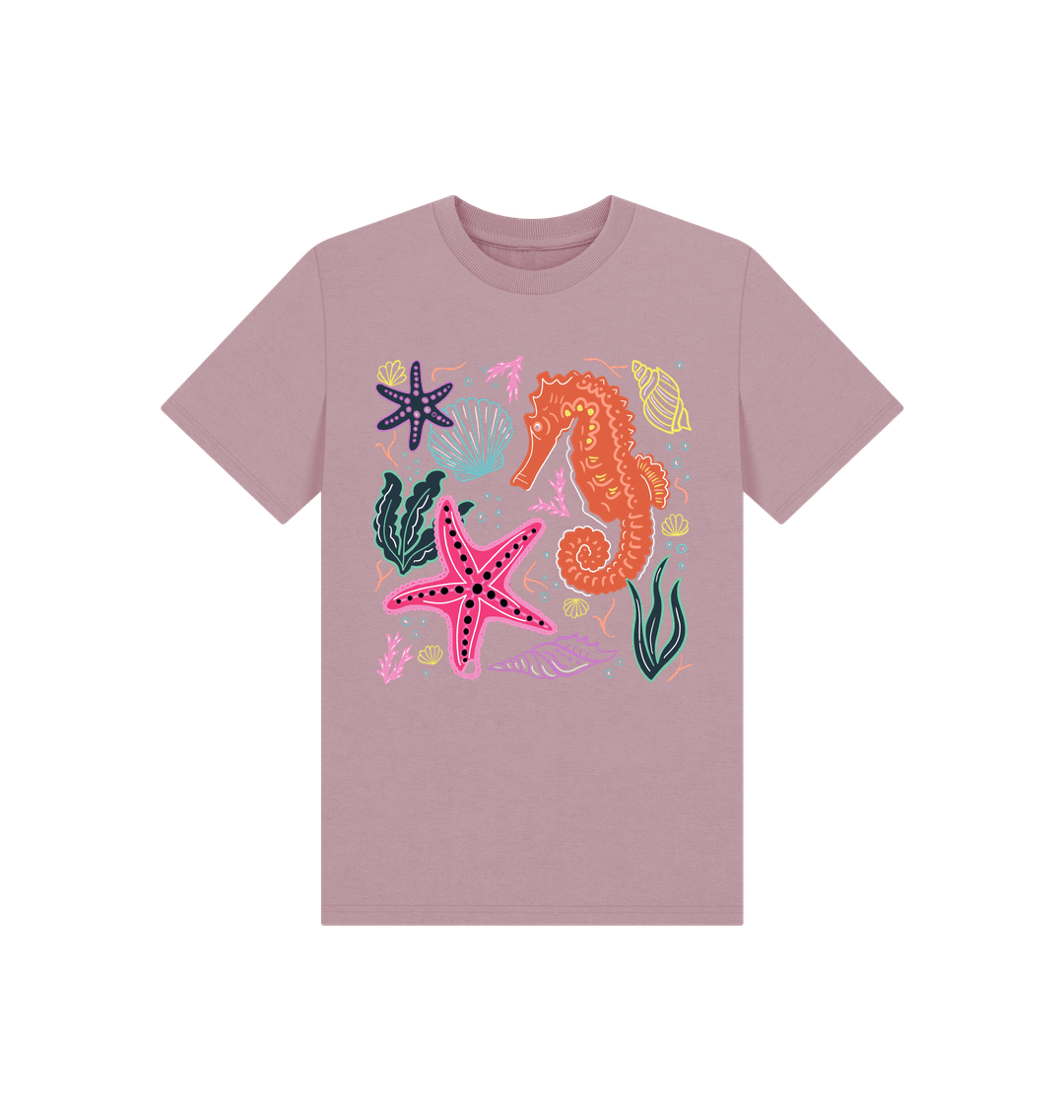 Mauve Kids' Under The Sea Tee - Eco-Friendly