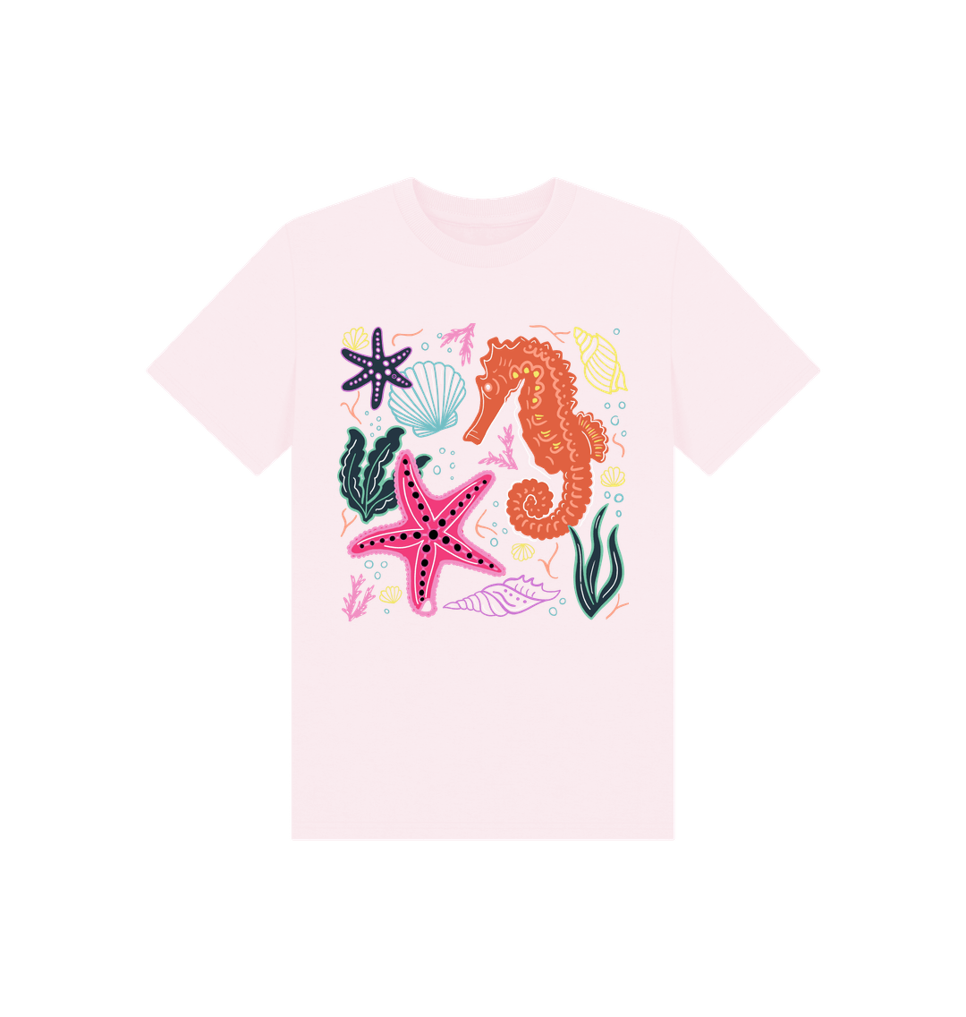 Pink Kids' Under The Sea Tee - Eco-Friendly