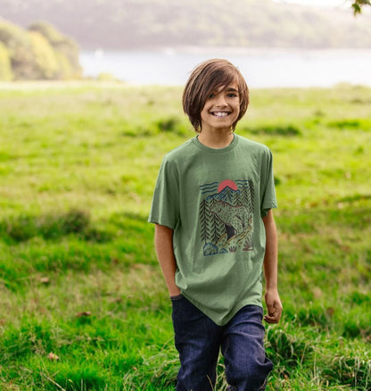 Kids' Bear Tee - Eco-Friendly