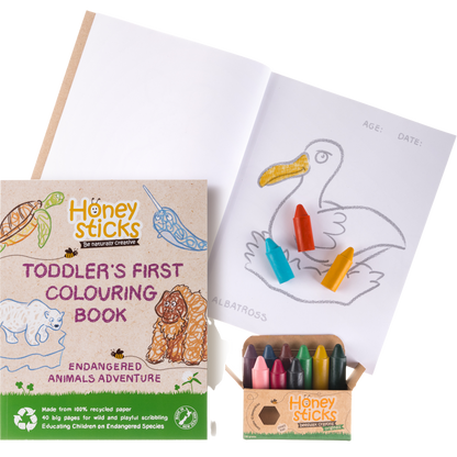 The Creative Kid Colouring Set - Endangered Animals Adventure