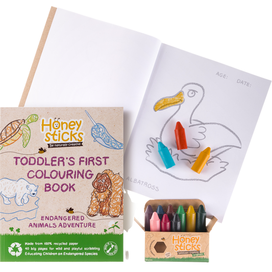 The Creative Kid Colouring Set - Endangered Animals Adventure