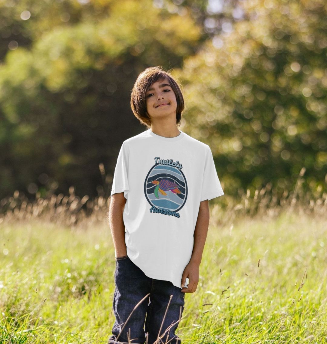 Kids' Turtely Awesome Tee - Eco-Friendly