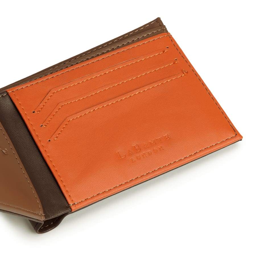 Brave Vegan Bifold Wallet - Dark Brown - Primavera Marketplace - LaBante - 61380