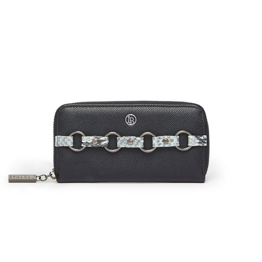 Cruelty - Free Eco - Friendly Vegan Zip Around Wallet - Black - Primavera Marketplace - LaBante - 61406