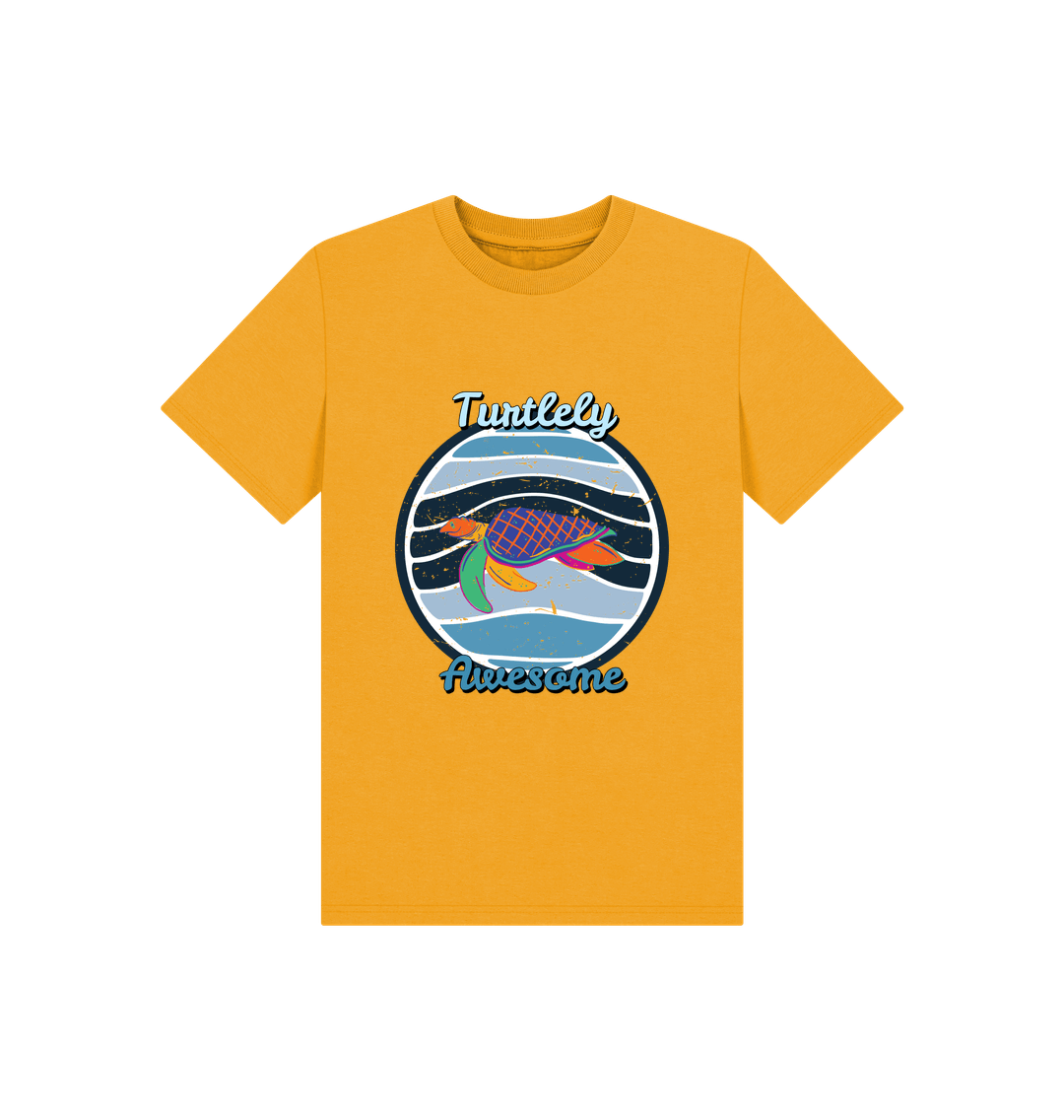 Mustard Kids' Turtely Awesome Tee - Eco-Friendly