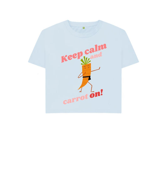 Keep Calm Carrot Tee - Womens - Primavera Marketplace - Primavera Marketplace - 74366762