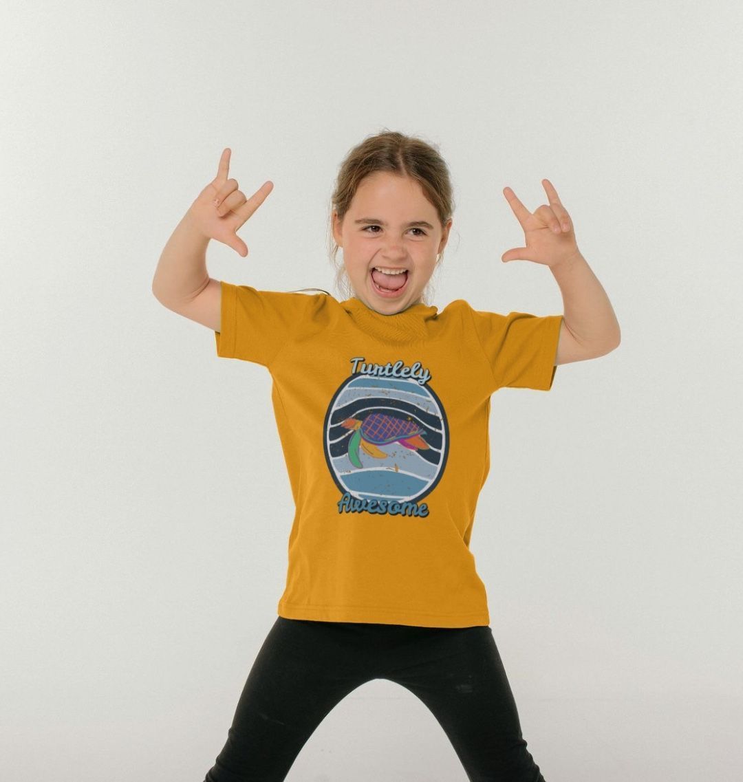 Kids' Turtely Awesome Tee - Eco-Friendly